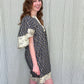 Matter of Fact Dress - Navy