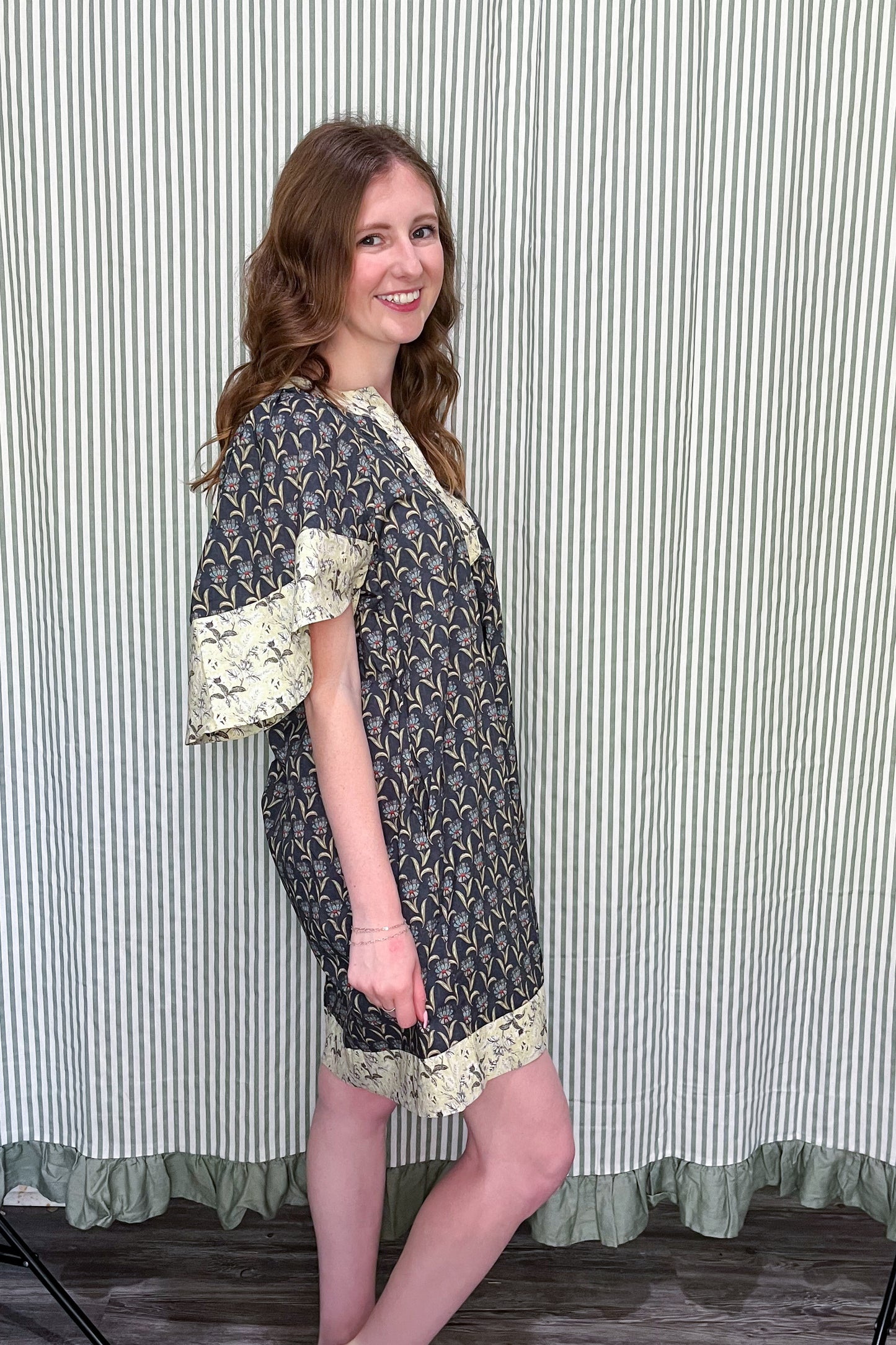 Matter of Fact Dress - Navy