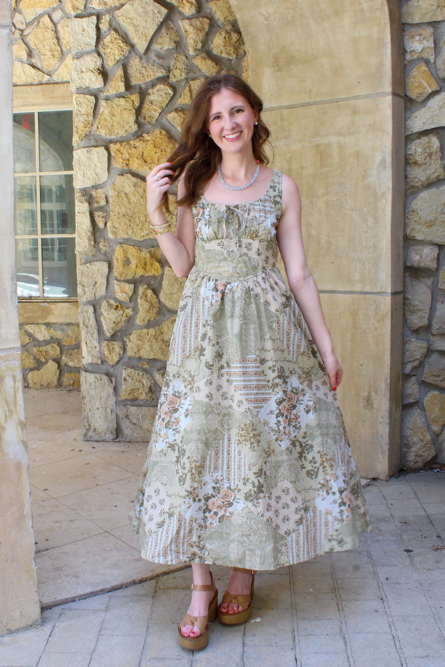 Fond Memories Maxi Dress - Green
