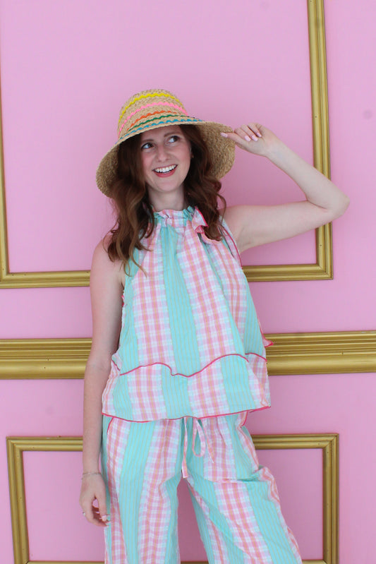 Carrie Ric Rac Bucket Hat