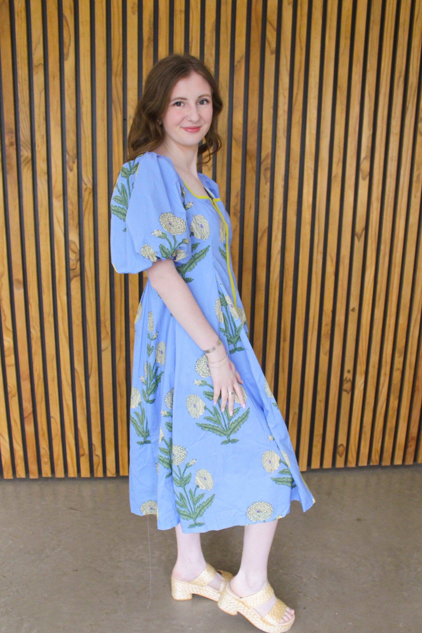 Sunny State Of Mind Dress - Blue