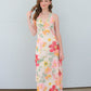 It's A Date Maxi Dress - Pink Multi