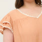 PLUS Peaches And Cream Top - Peach