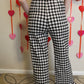 Checkmate Pants - Black & White