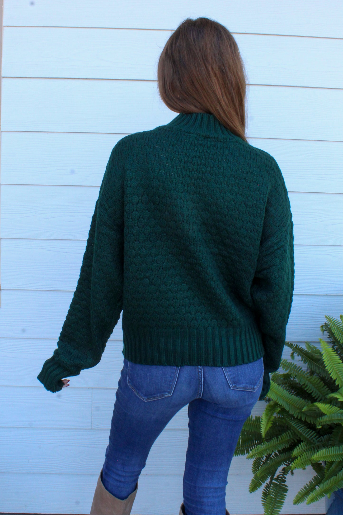 Mountain Retreat Sweater - Forest