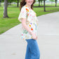 Fields In Bloom Top - White Floral