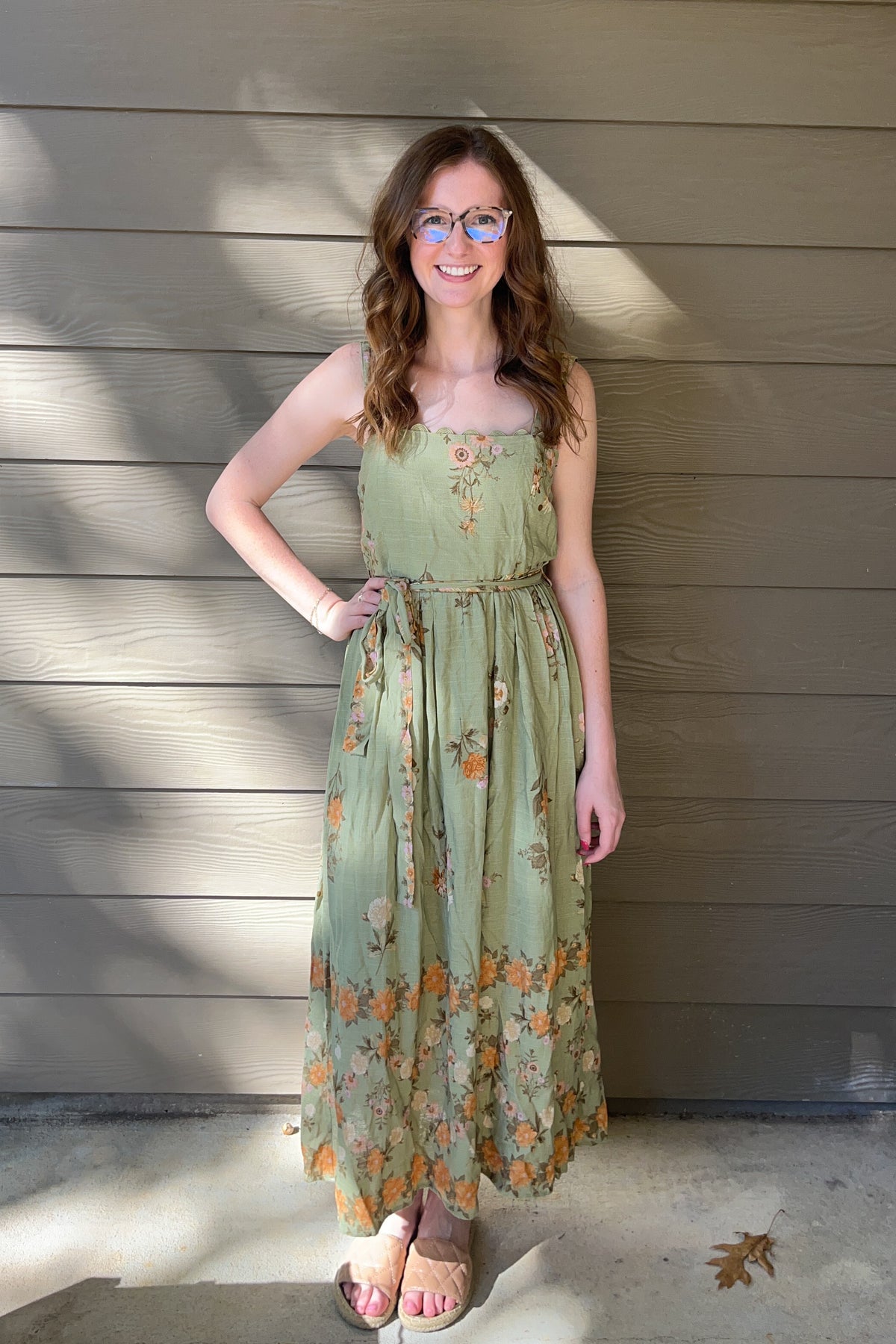 Wildflower Lane Maxi Dress - Olive