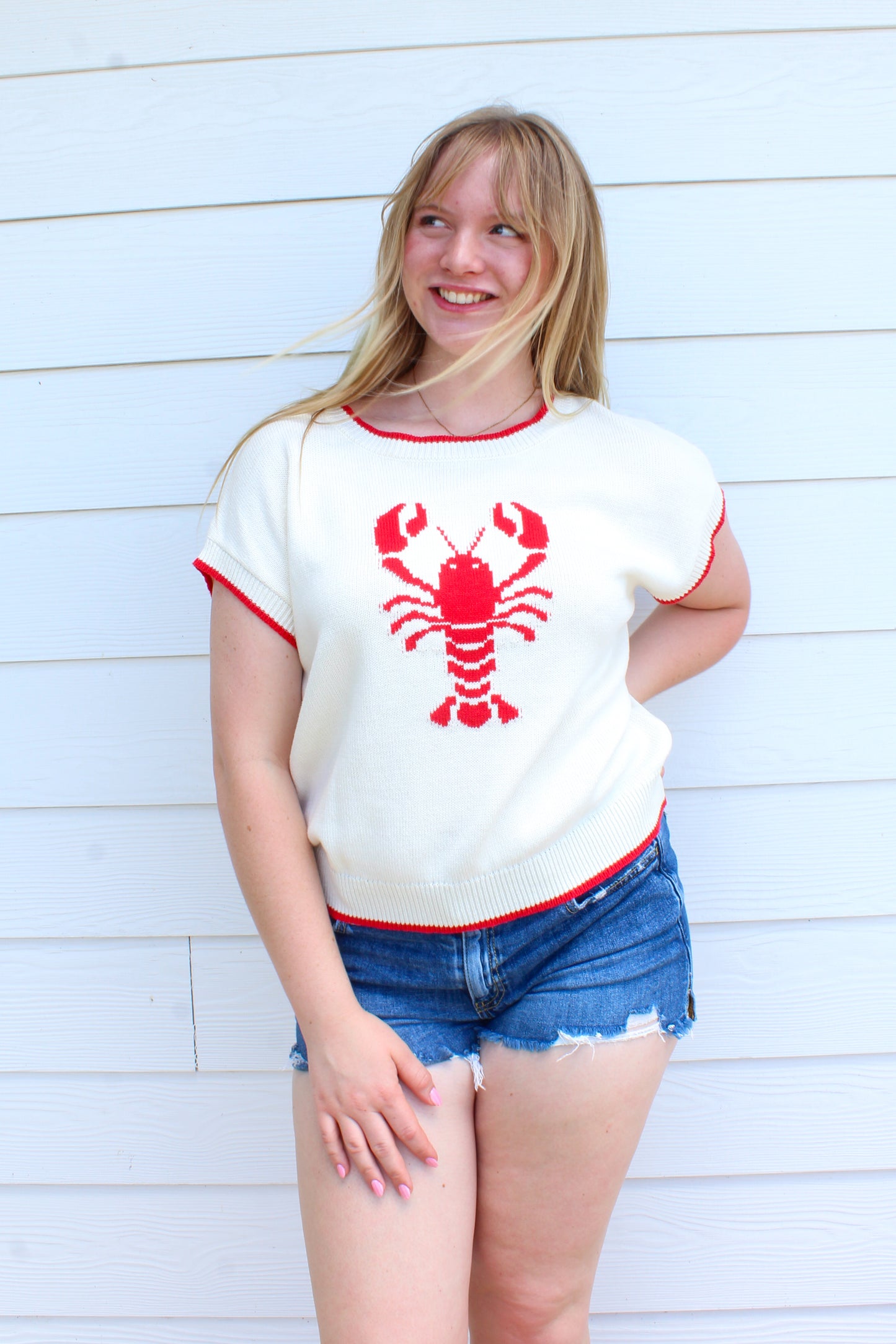 In A Pinch Top - Cream