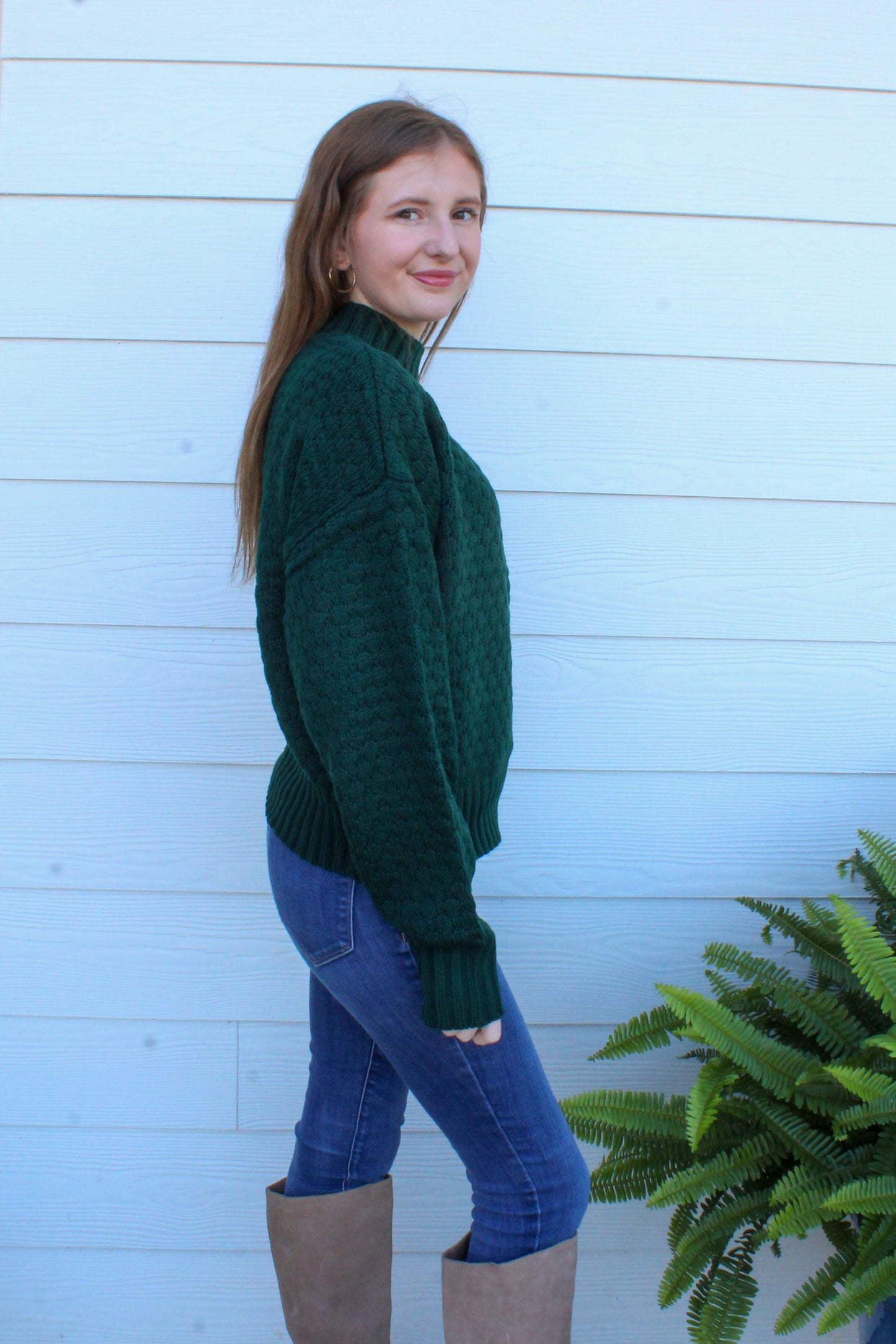 Mountain Retreat Sweater - Forest