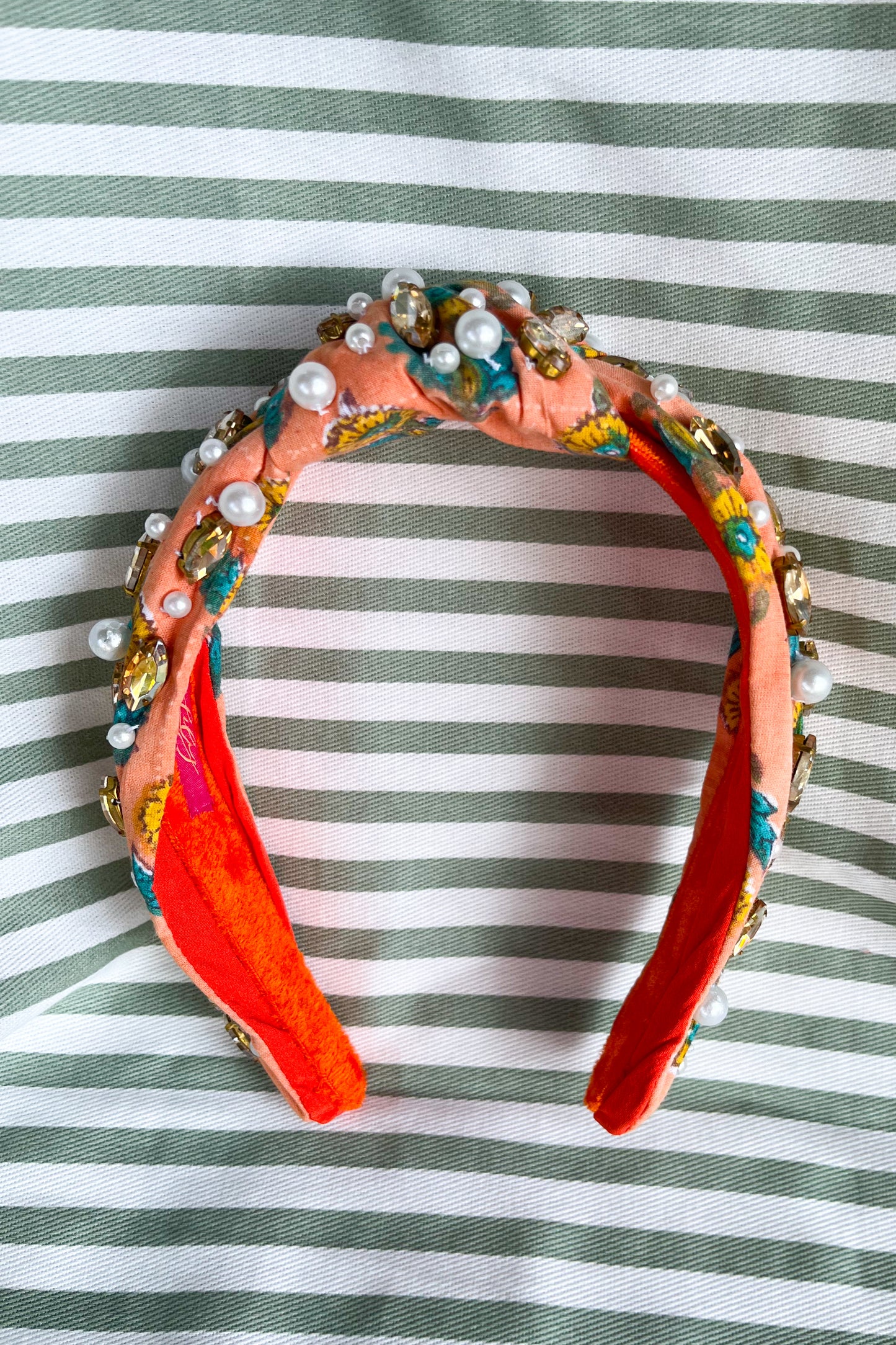 Top It Off Headband - Coral