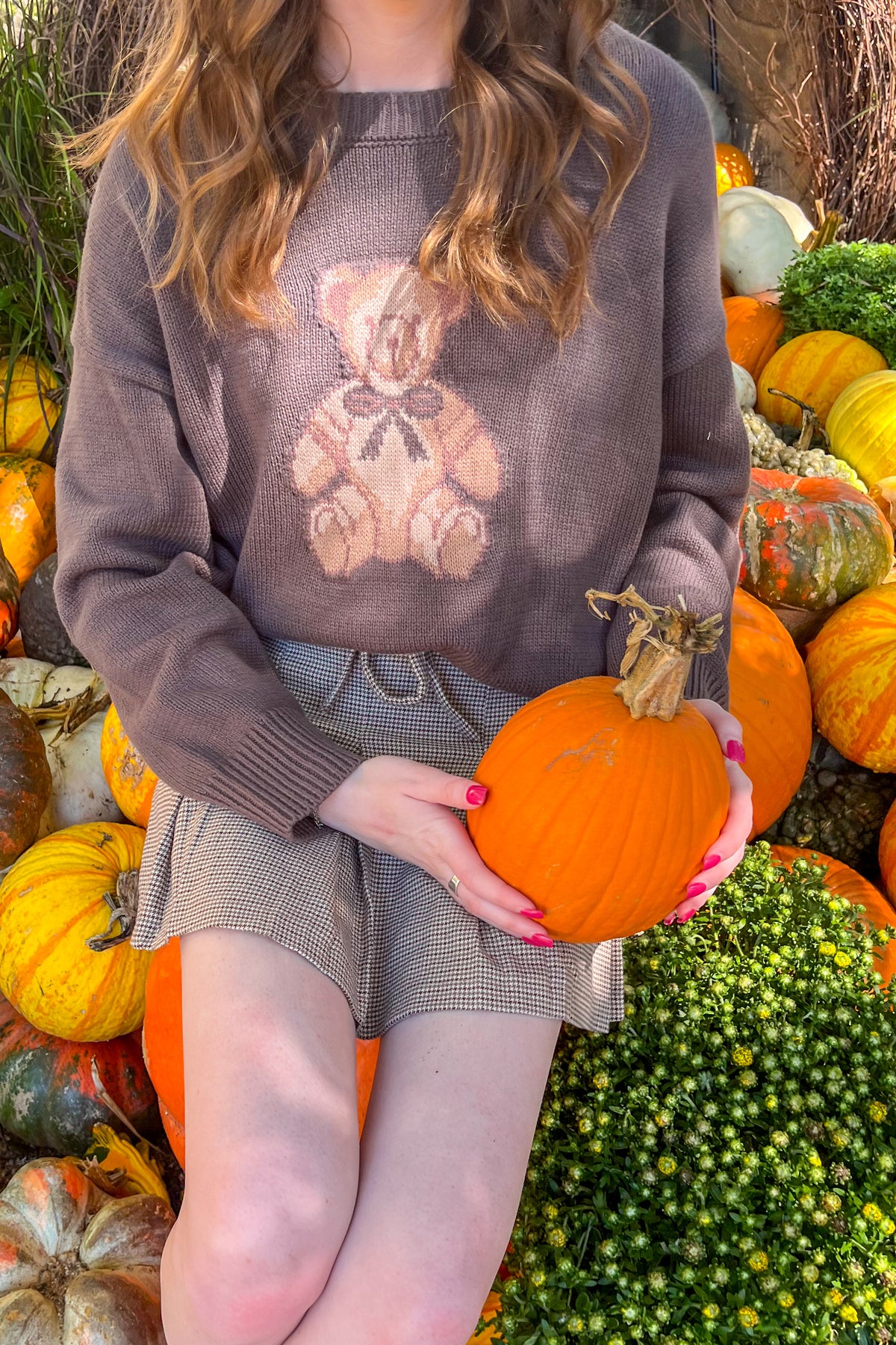 Bear Hug Sweater - Charcoal