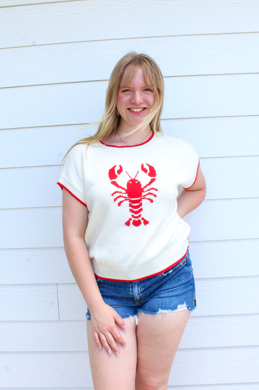 In A Pinch Top - Cream