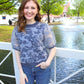 Vintage Daydream Sweater Top - Blue