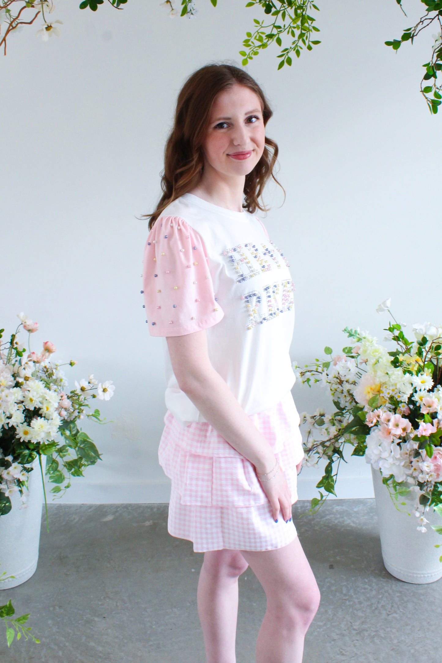 He Is Risen Tee - White