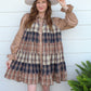 Fallin’ For Flannel Dress - Brown