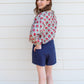 Blue Me Away Skort - Navy