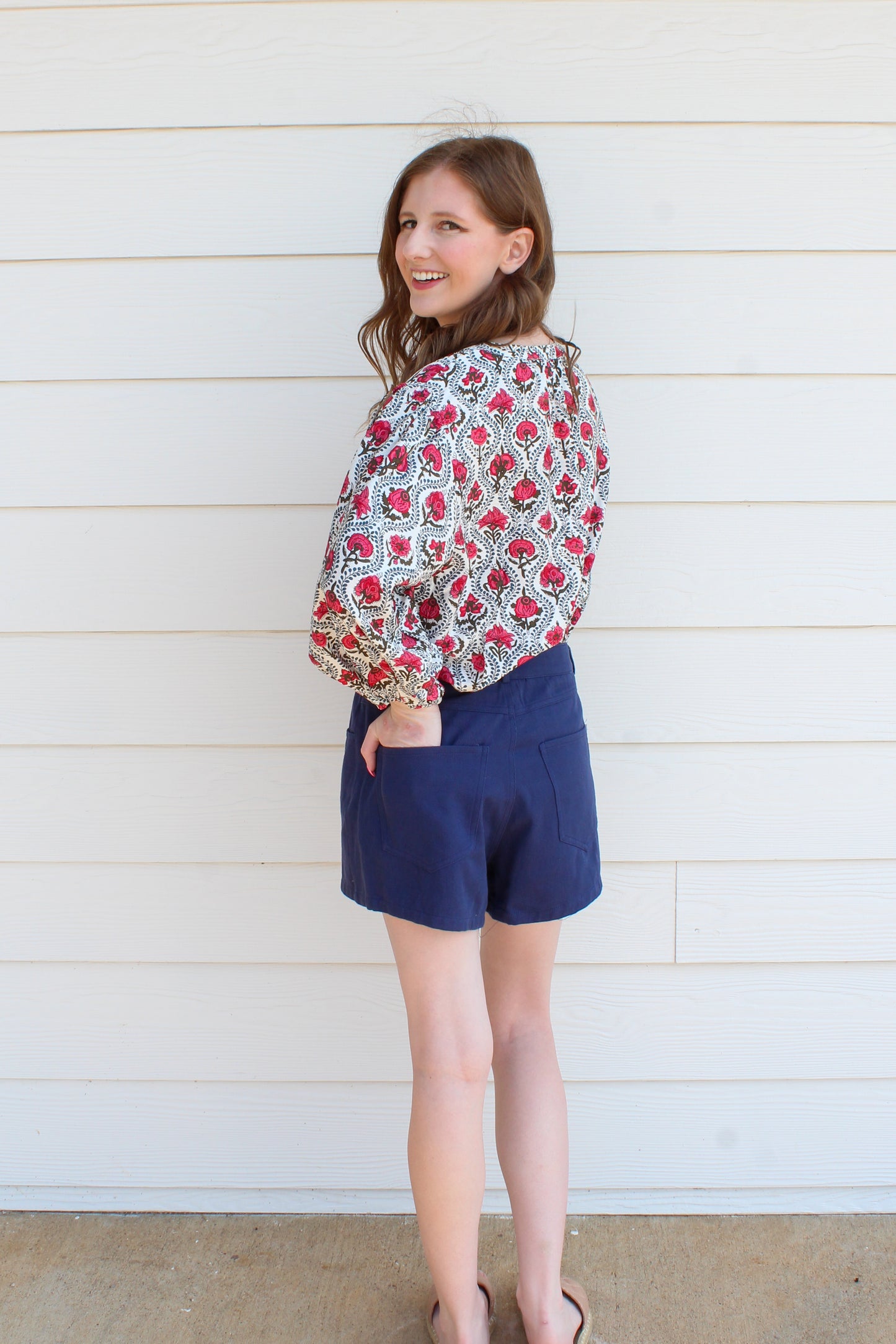Blue Me Away Skort - Navy