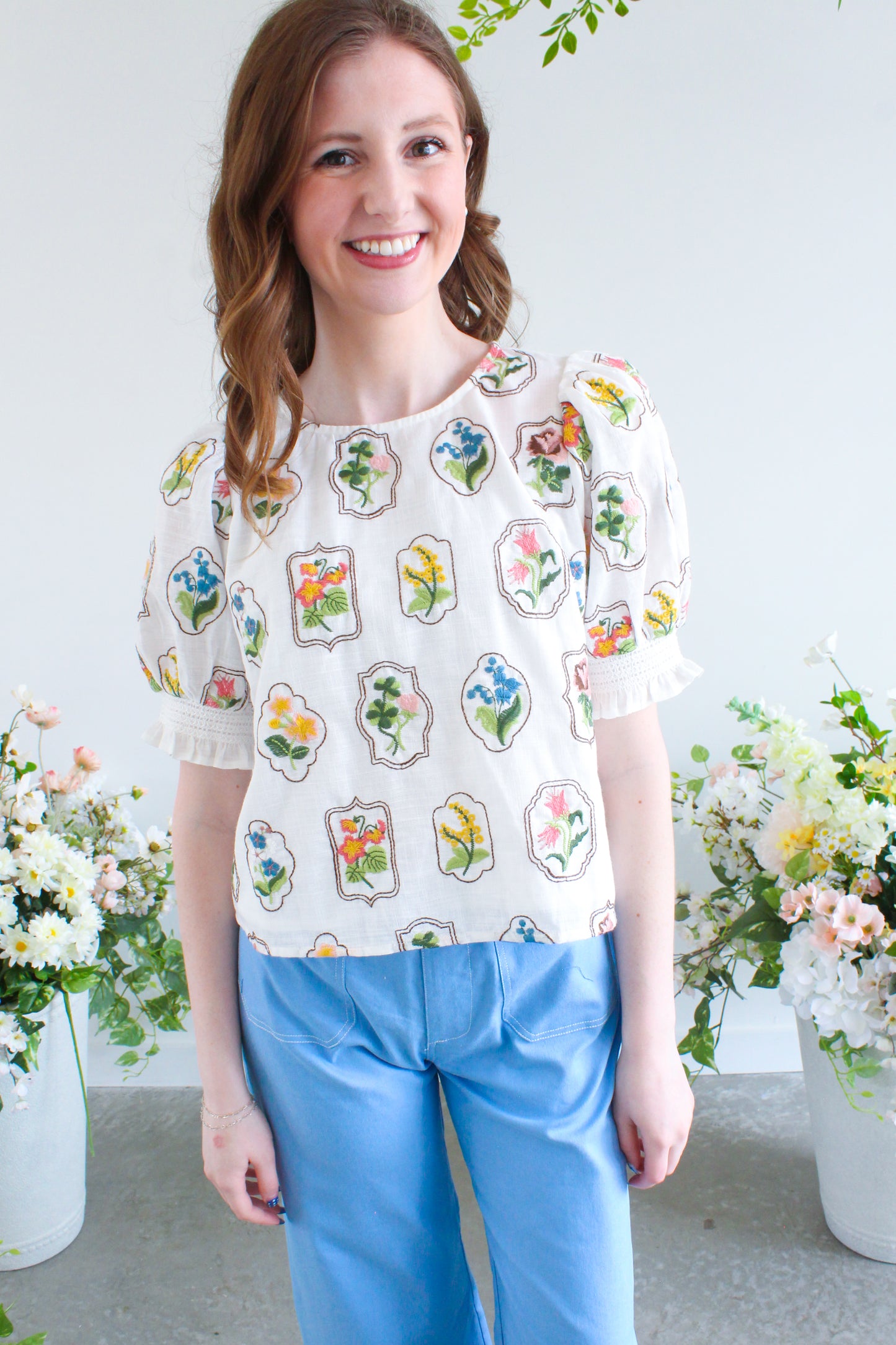 You Grow Girl Top - White