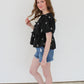 Bigger The Bow Top - Black