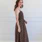 Seaside Stroll Dress - Brown