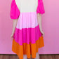 Brighter Days Dress - Pink Multi