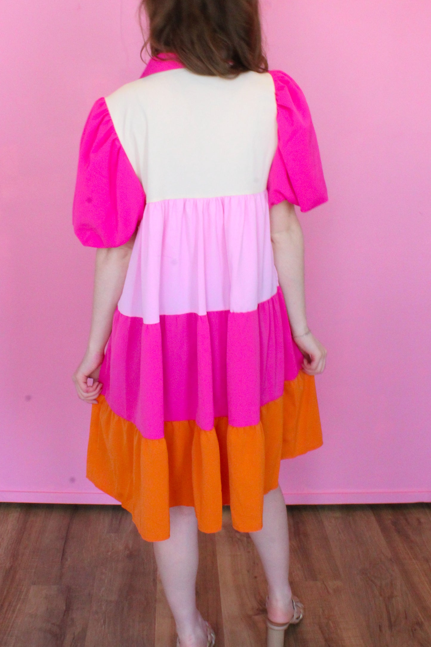 Brighter Days Dress - Pink Multi