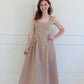 Walk In The Park Midi Dress - Brown