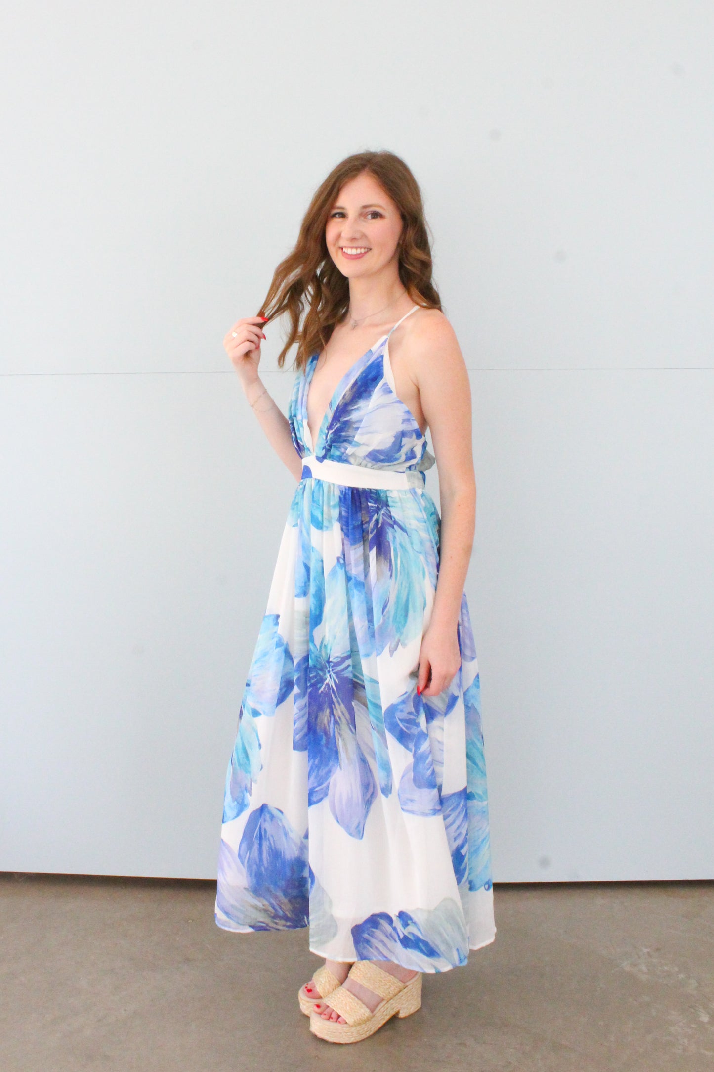 Ocean View Maxi Dress - White