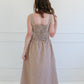 Walk In The Park Midi Dress - Brown