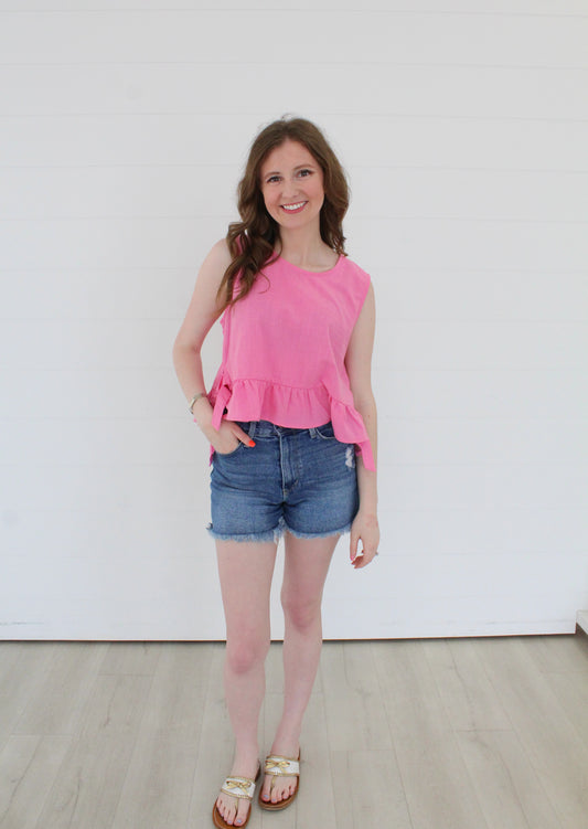 Feels Like Summer Tank - Pink