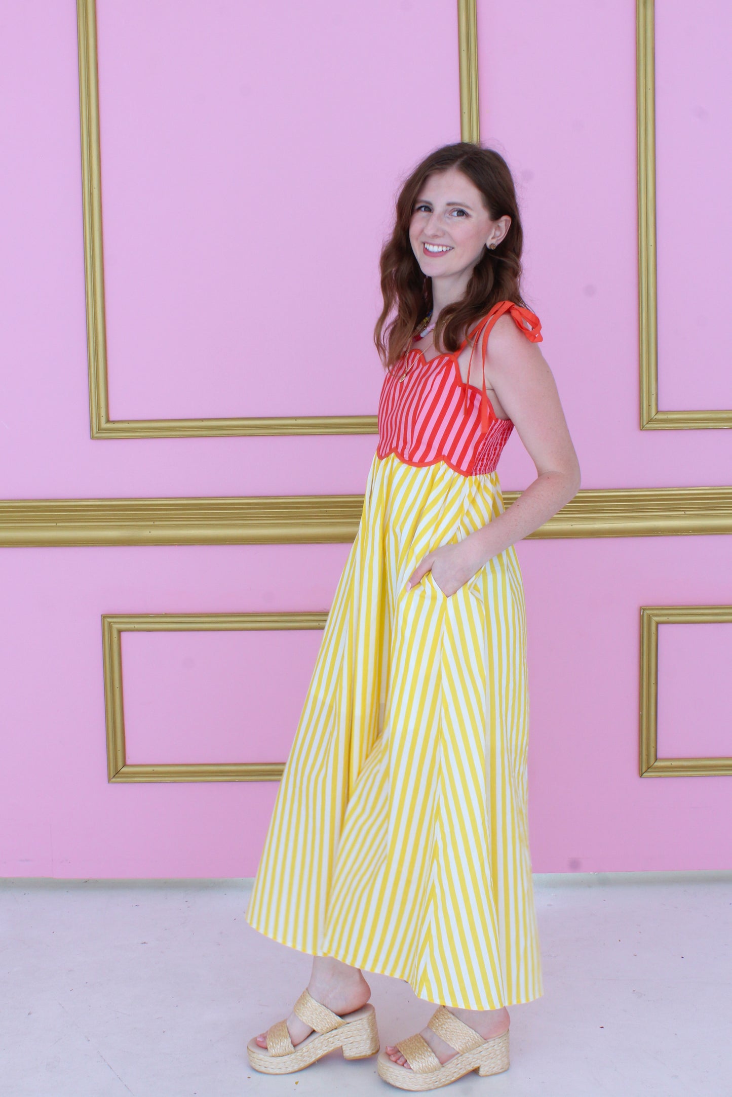 Poolside Popsicles Maxi Dress - Warm