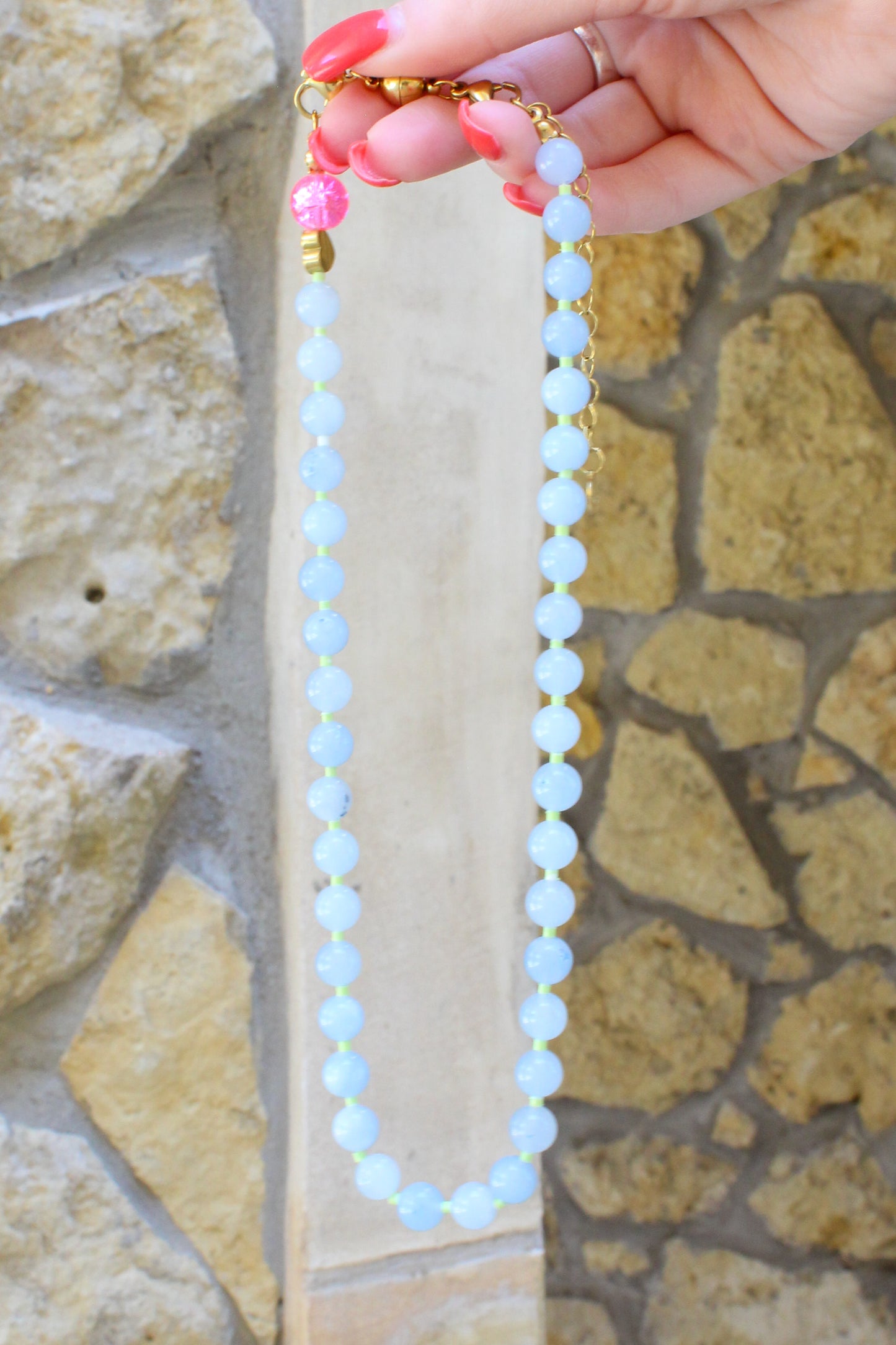 Lola Necklace - Blue