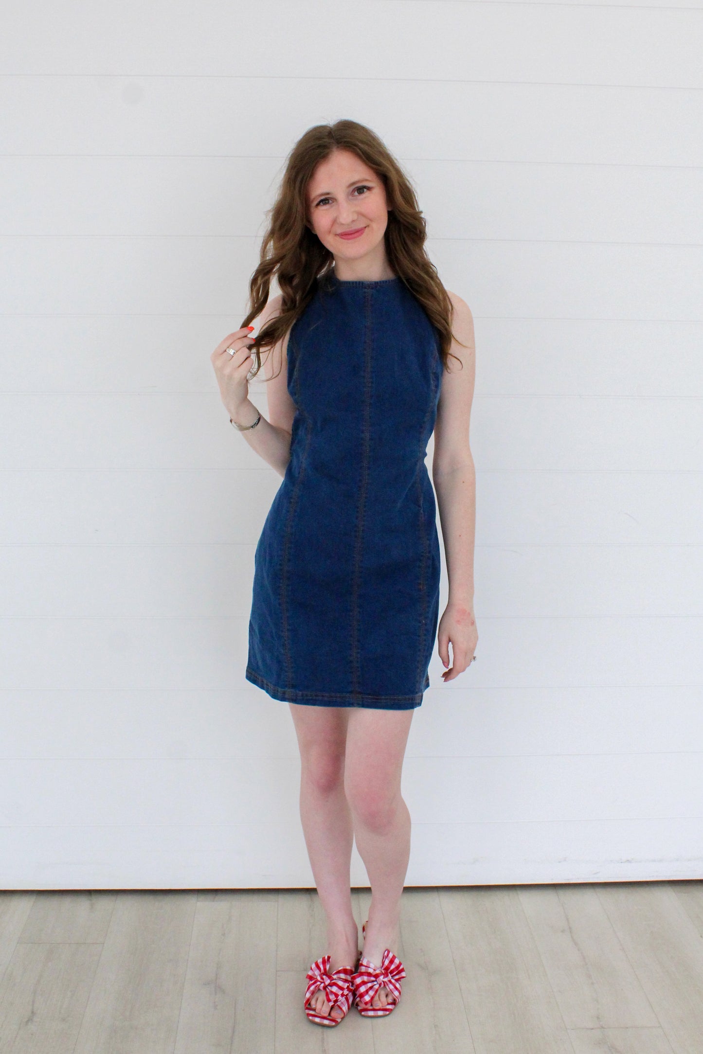 Sunset Drive Dress - Denim
