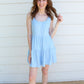 Keep It Cool Romper - Blue