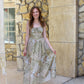 Fond Memories Maxi Dress - Green