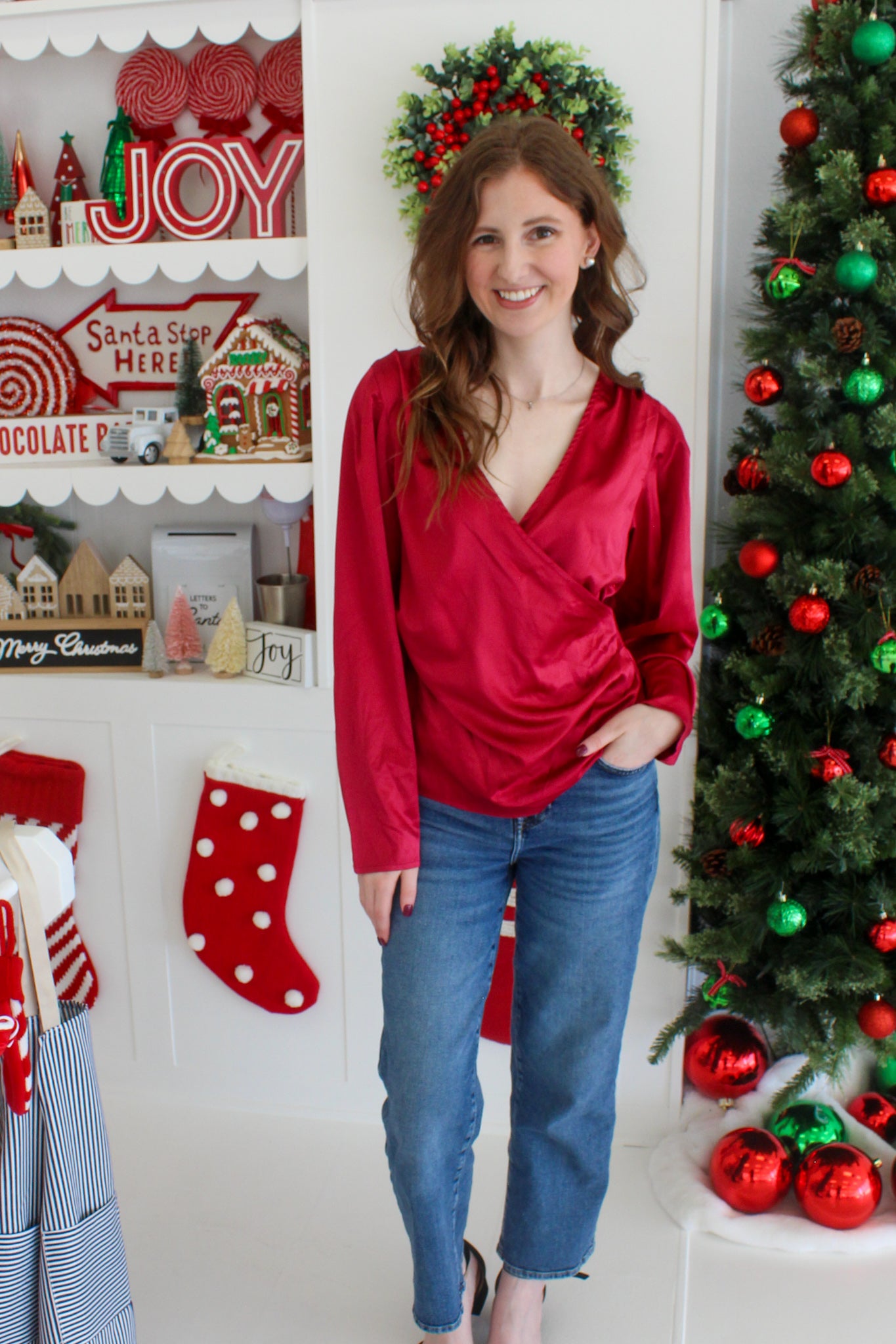 Invite Only Top - Burgundy