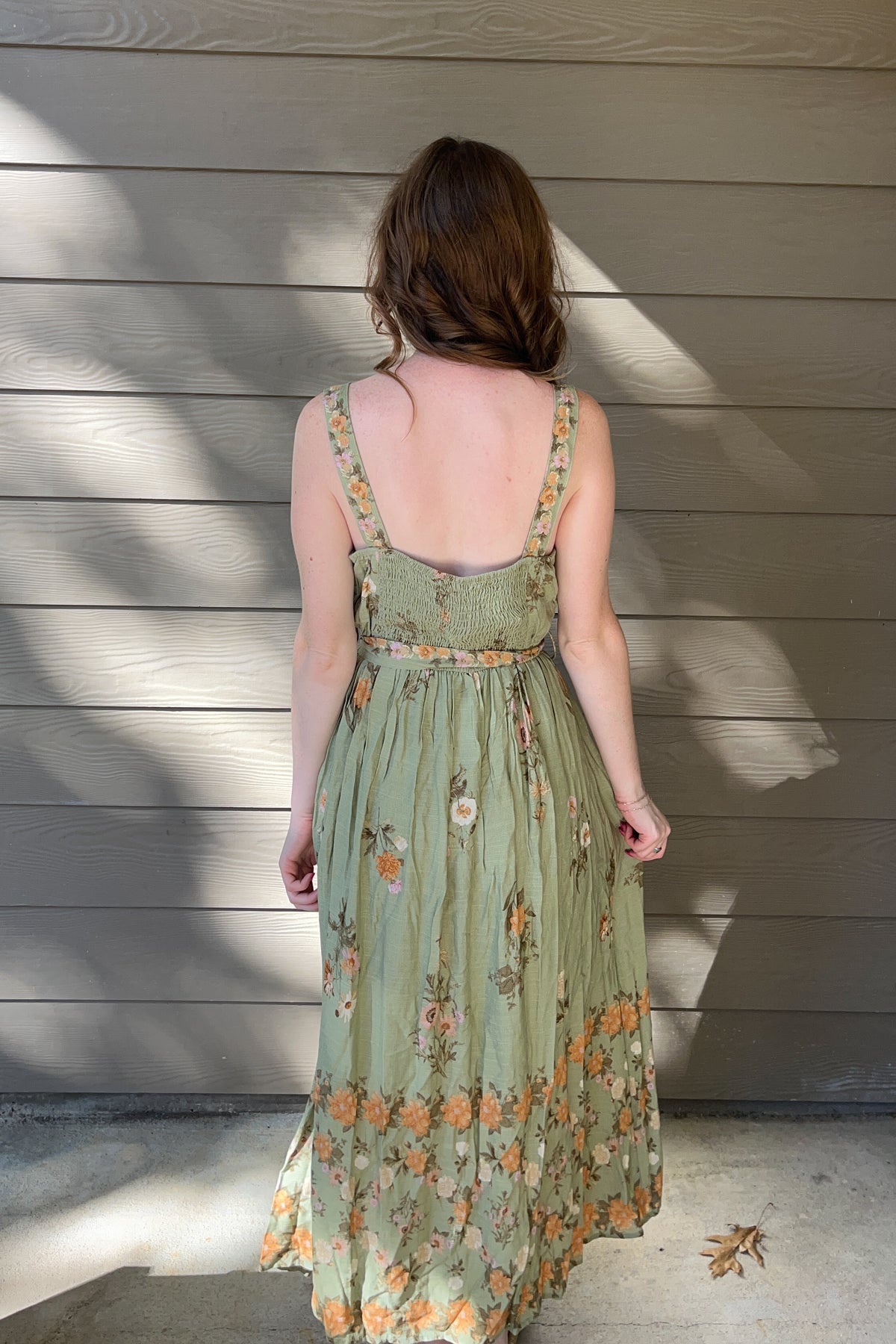 Wildflower Lane Maxi Dress - Olive