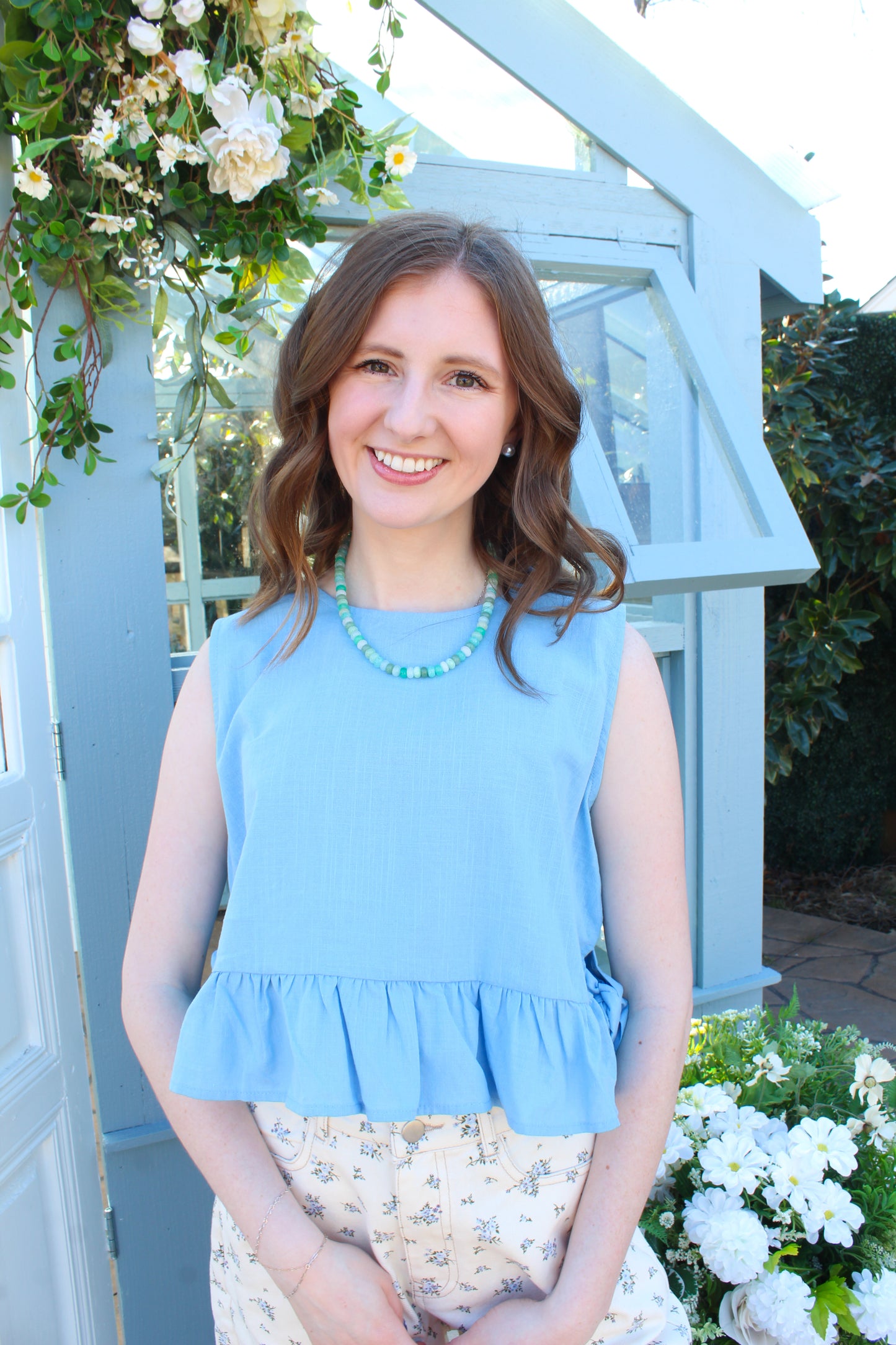 Finishing Touches Necklace - Blue Multi