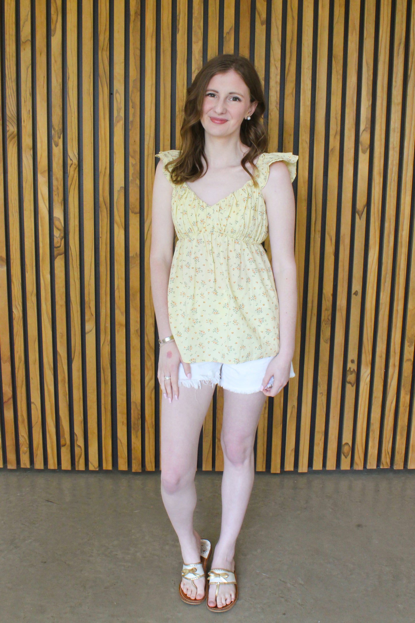 One More Chapter Top - Yellow