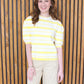 Sunny Days Knit Top - Yellow Stripe