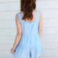 Keep It Cool Romper - Blue
