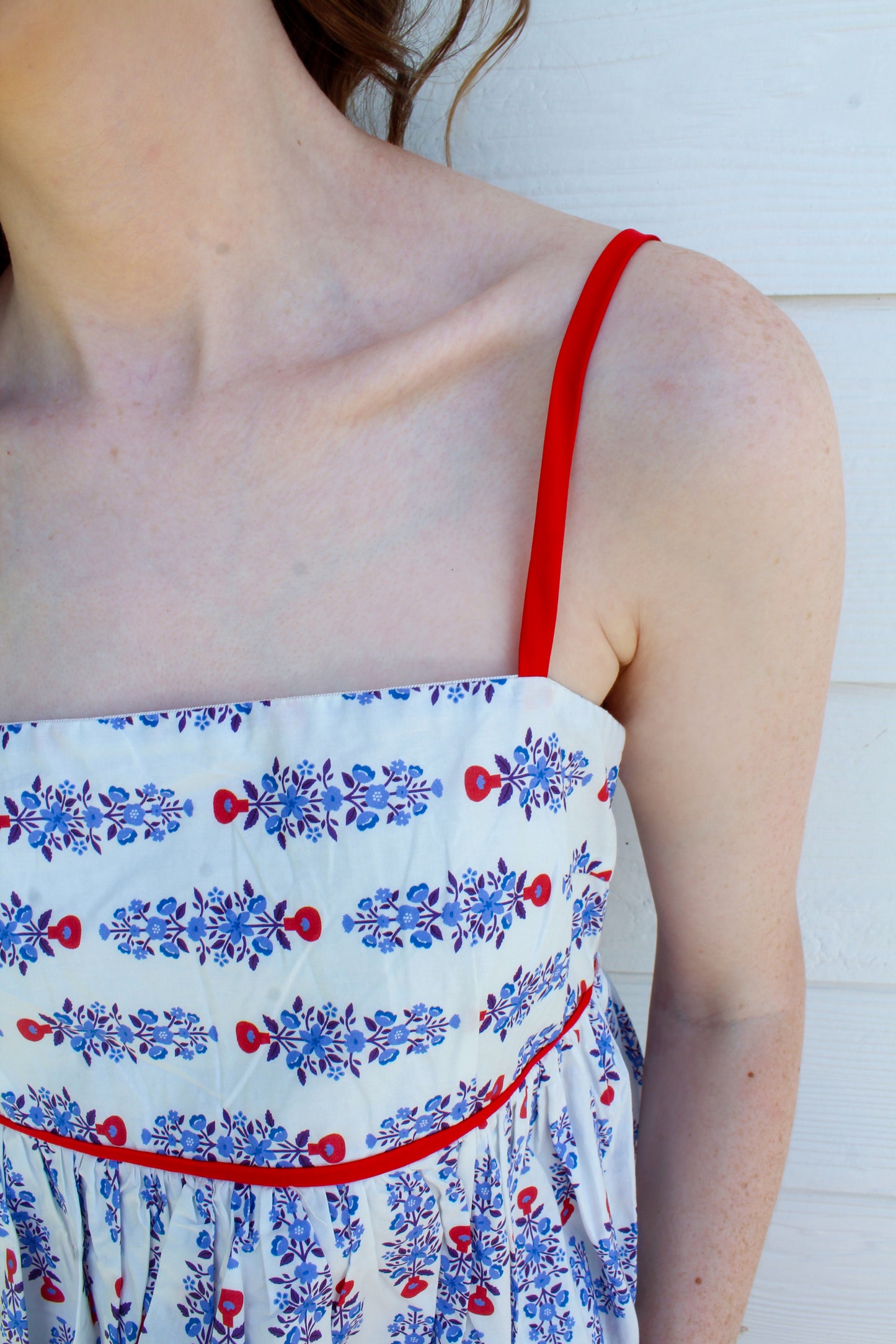 Pretty Patriotic Tank - White