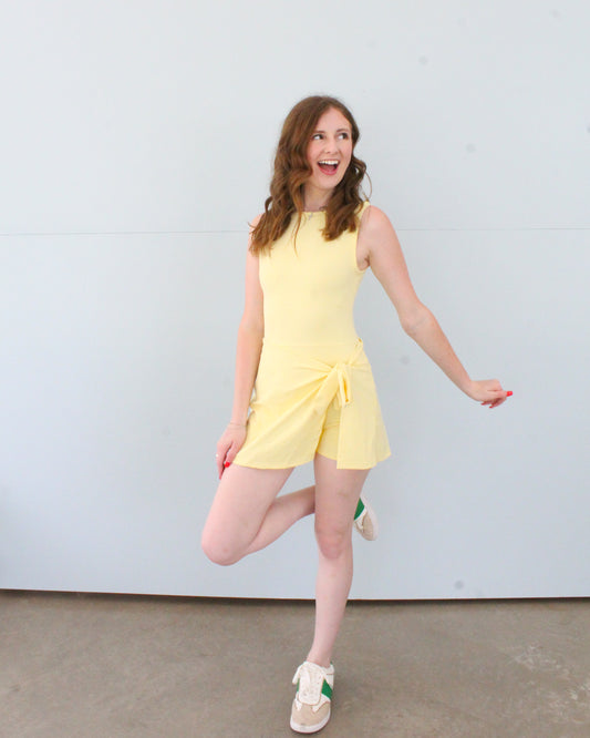 In Motion Active Dress - Yellow