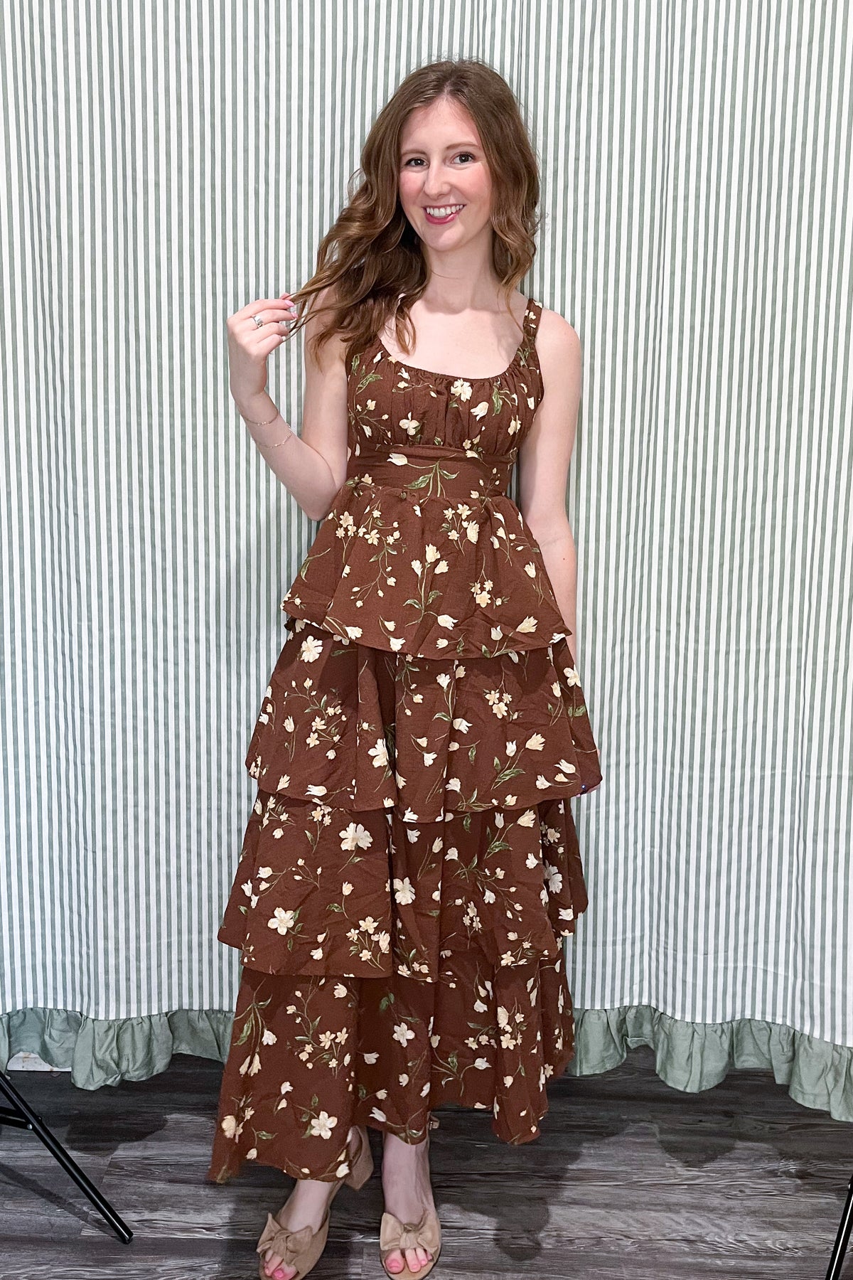 Autumn Affair Dress - Chocolate