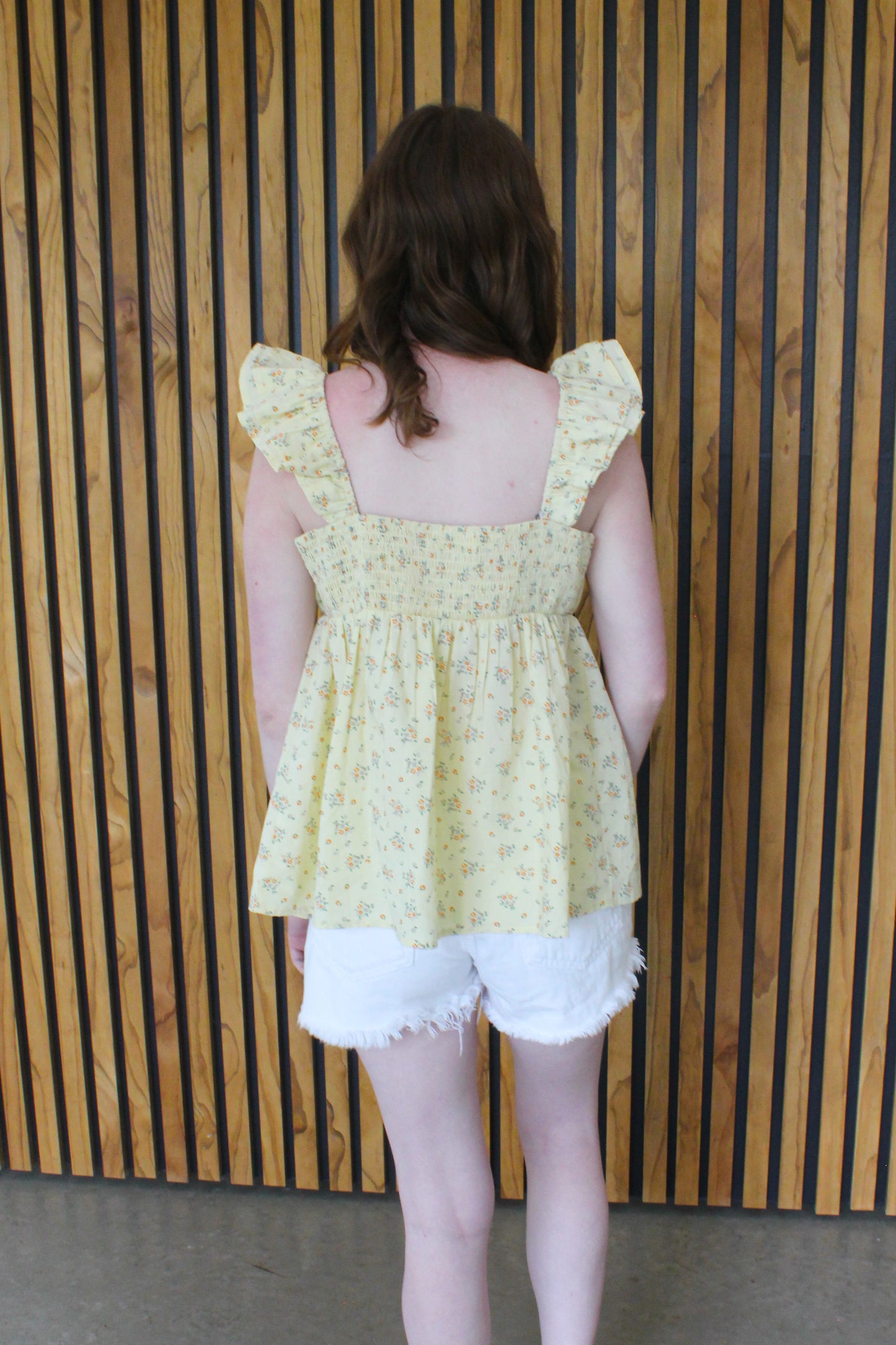 One More Chapter Top - Yellow