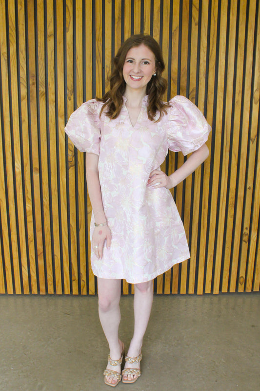 Run For The Roses Dress - Pink