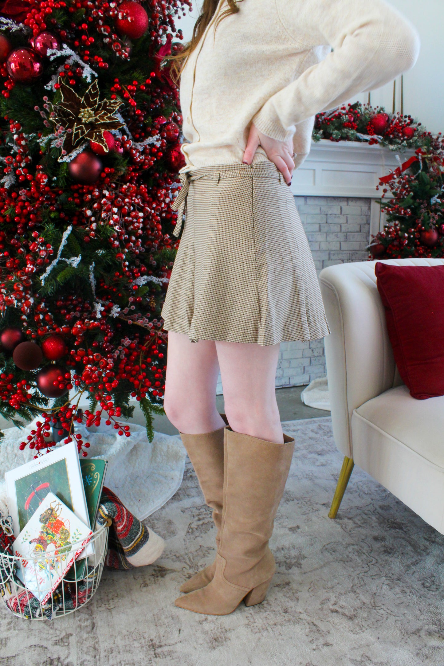 Upper East Side Skirt - Brown