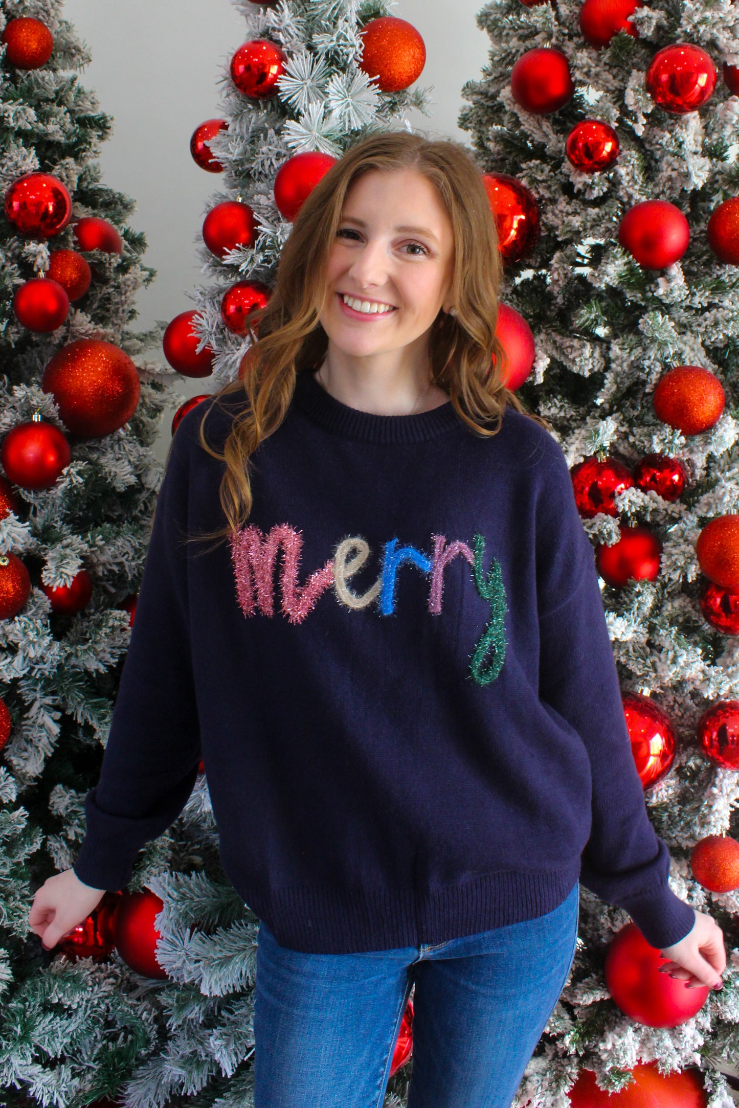 Merry Sweater - Navy