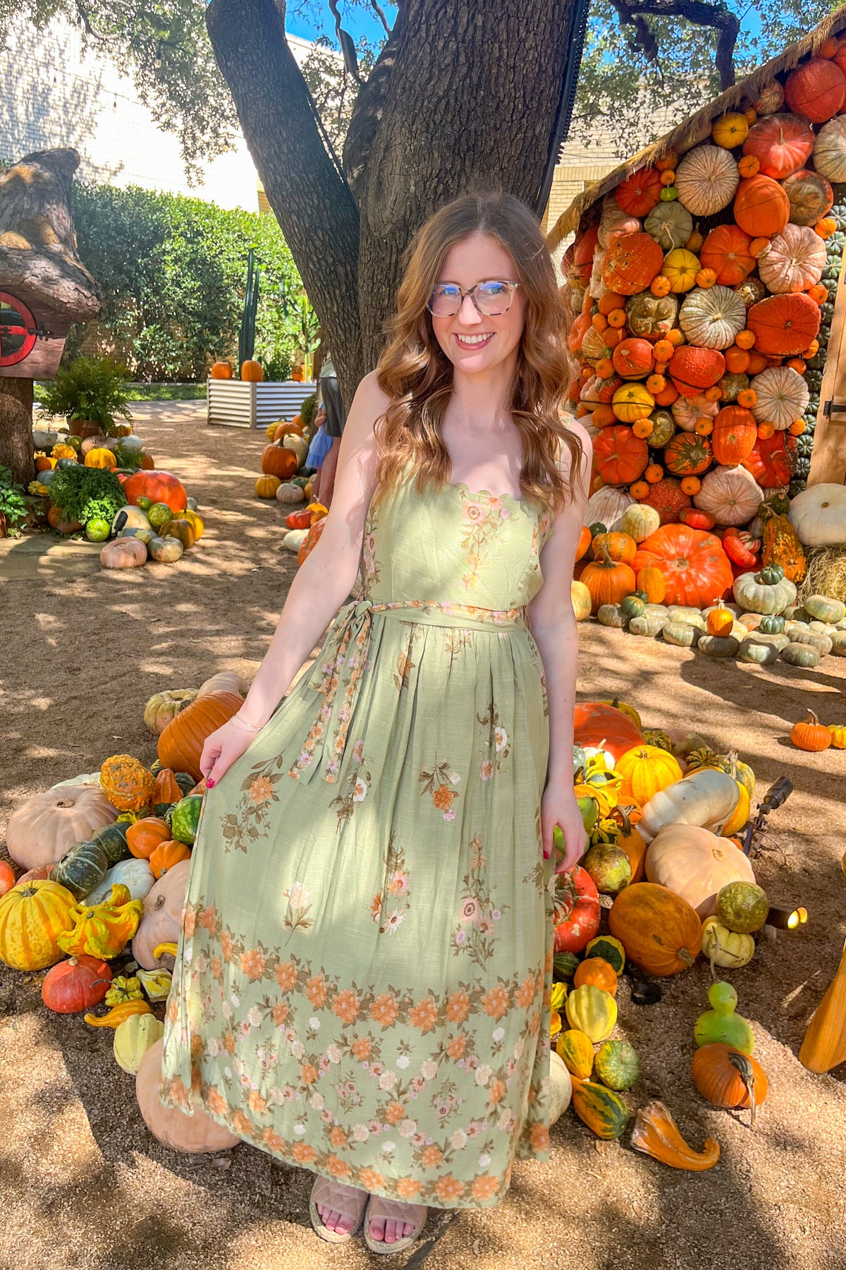 Wildflower Lane Maxi Dress - Olive