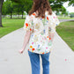 Fields In Bloom Top - White Floral